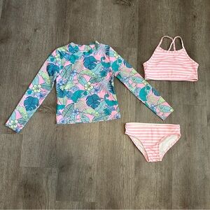 Carter’s Tropical Floral Rashguard Set